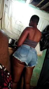 Thick ass mzansi ekasi woman in blue jeans Cooks
