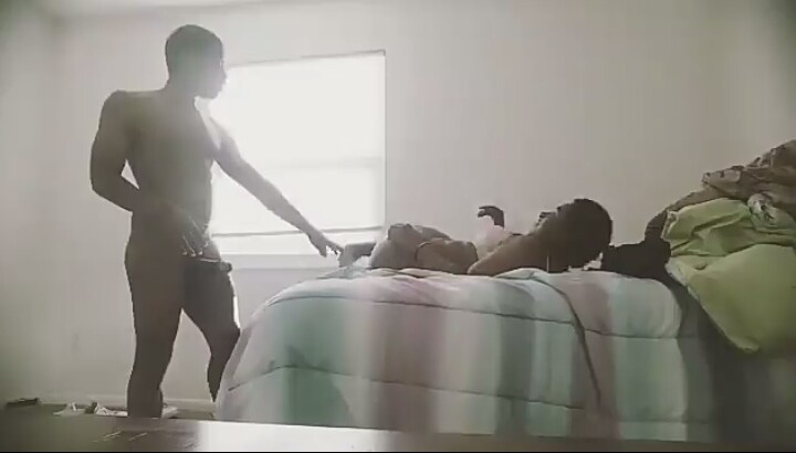Big dick guy fuck his big booty slut girlfriend video