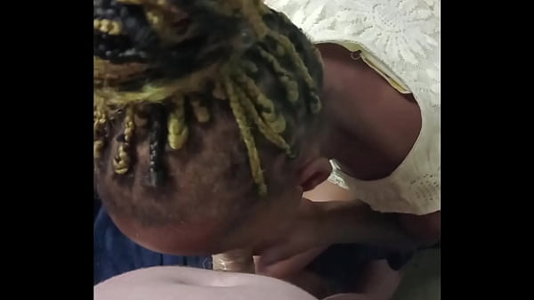 Black sexy slut loves to suck white cock and get fucked doggystyle by white boss